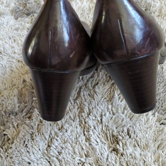 Gabor brown leather heels - Picture 5 of 8